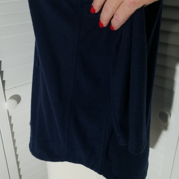 Madewell Navy Blue Sailor Top with criss cross tie - Picture 5 of 7